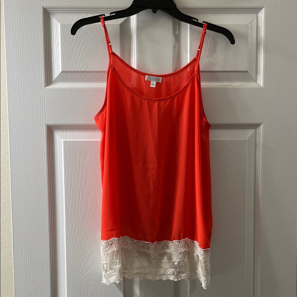 Women's Lace Trim Cami Top